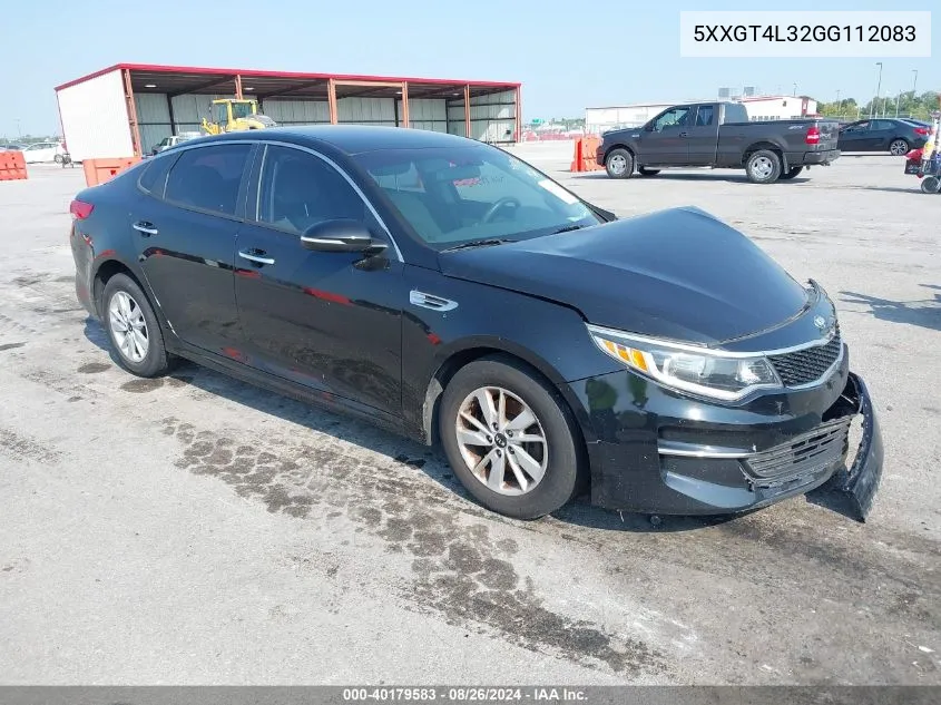 2016 Kia Optima Lx VIN: 5XXGT4L32GG112083 Lot: 40179583