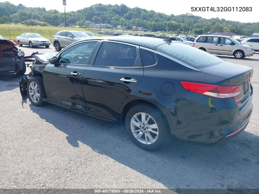 5XXGT4L32GG112083 2016 Kia Optima Lx