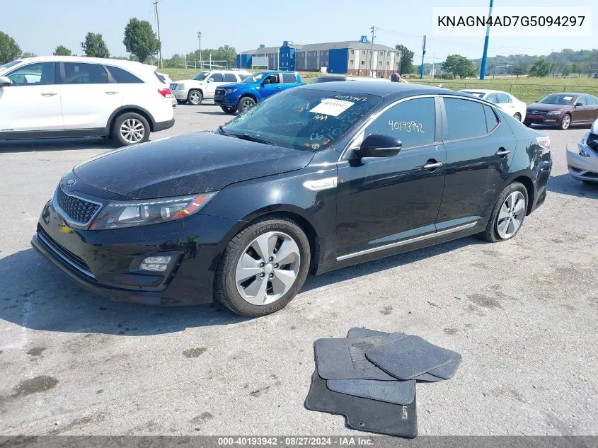 KNAGN4AD7G5094297 2016 Kia Optima Hybrid Ex