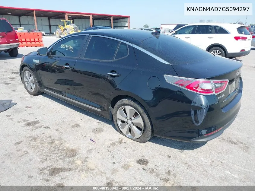 KNAGN4AD7G5094297 2016 Kia Optima Hybrid Ex