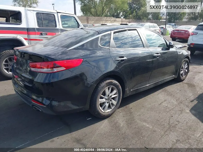 5XXGT4L39GG026897 2016 Kia Optima Lx