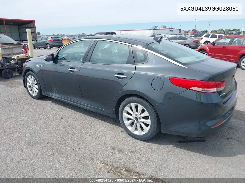 5XXGU4L39GG028050 2016 Kia Optima Ex