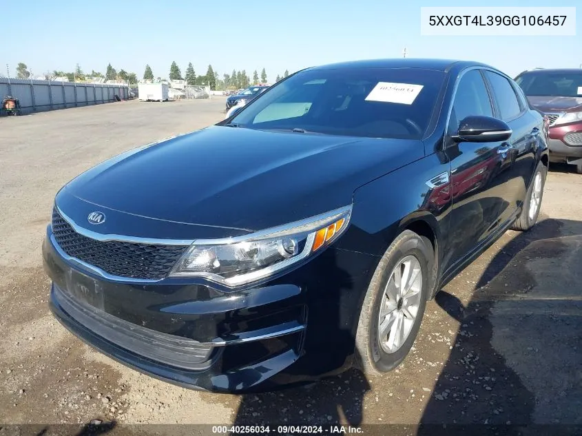 5XXGT4L39GG106457 2016 Kia Optima Lx