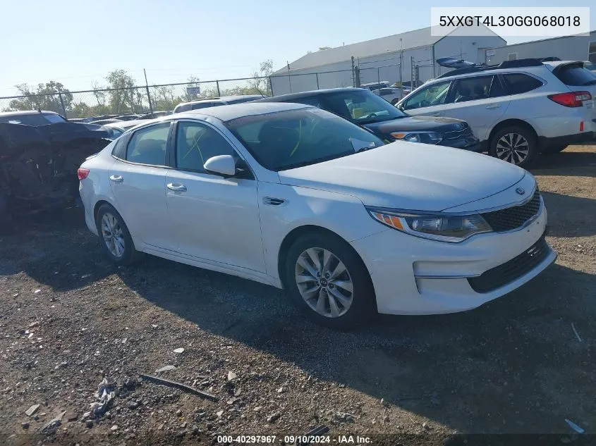 5XXGT4L30GG068018 2016 Kia Optima Lx