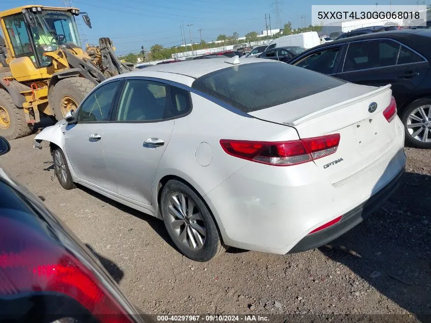 5XXGT4L30GG068018 2016 Kia Optima Lx