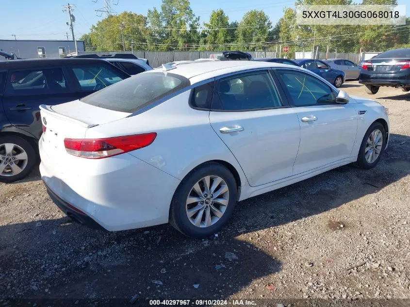 5XXGT4L30GG068018 2016 Kia Optima Lx