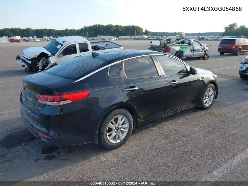 5XXGT4L3XGG054868 2016 Kia Optima Lx