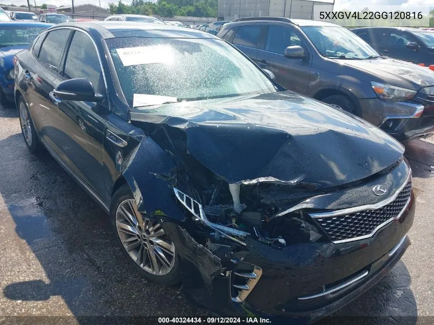 5XXGV4L22GG120816 2016 Kia Optima Sxl Turbo