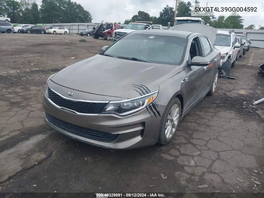 2016 Kia Optima Lx VIN: 5XXGT4L39GG004592 Lot: 40329891