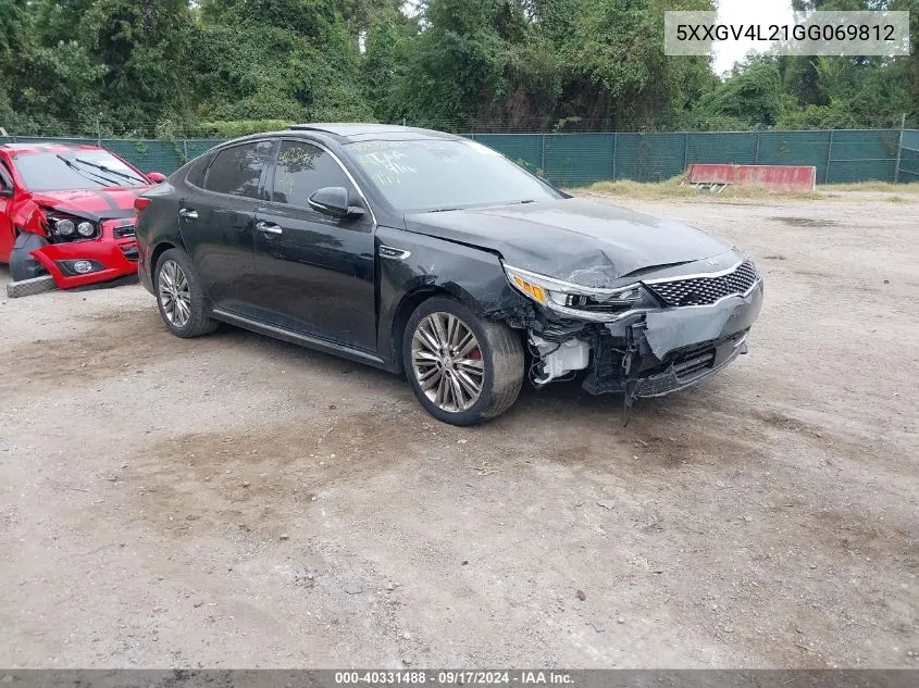 5XXGV4L21GG069812 2016 Kia Optima Sxl Turbo