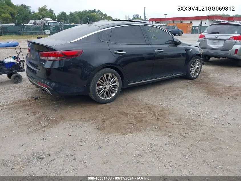 5XXGV4L21GG069812 2016 Kia Optima Sxl Turbo