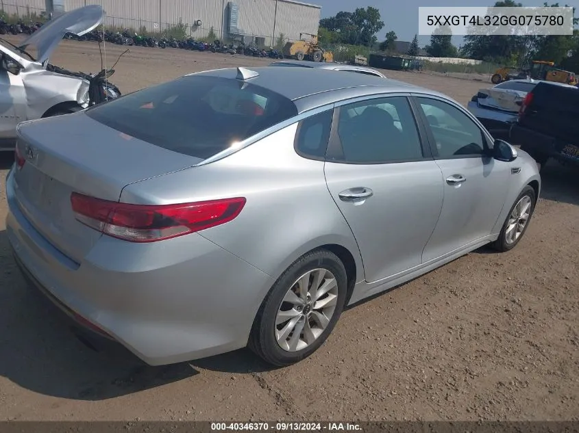 5XXGT4L32GG075780 2016 Kia Optima Lx