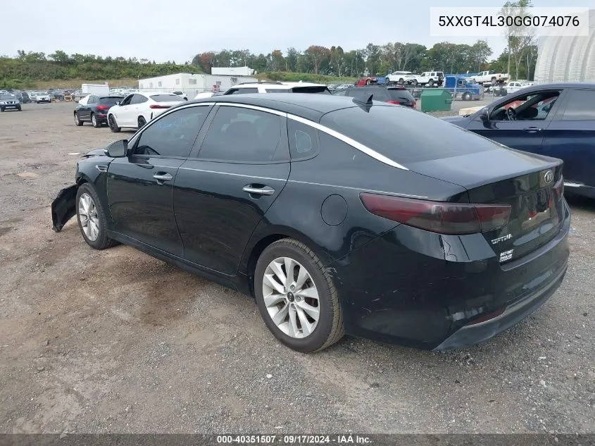 5XXGT4L30GG074076 2016 Kia Optima Lx