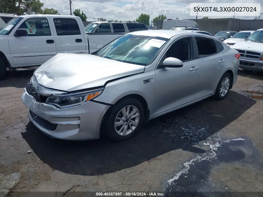 5XXGT4L3XGG027024 2016 Kia Optima Lx