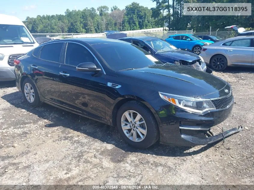 2016 Kia Optima Lx VIN: 5XXGT4L37GG118395 Lot: 40372545