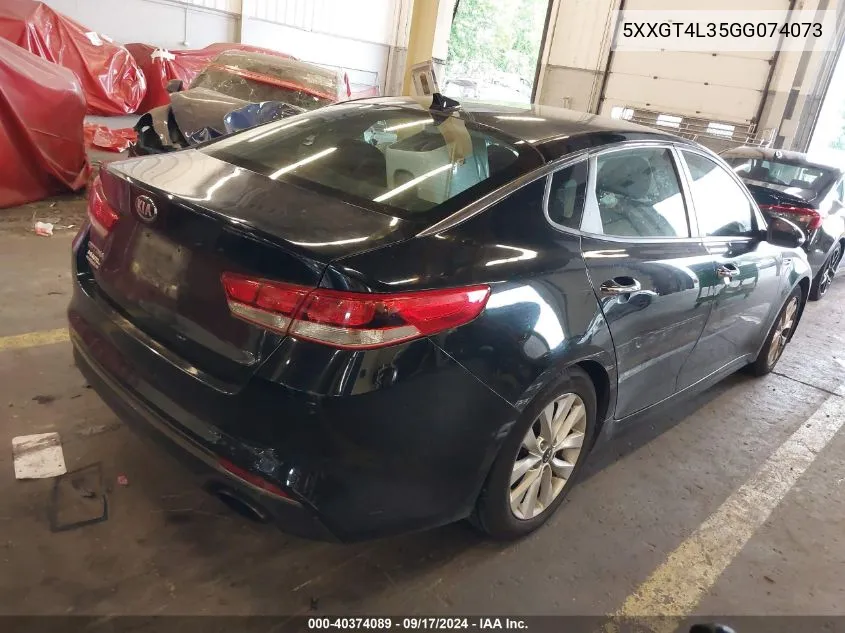 5XXGT4L35GG074073 2016 Kia Optima Lx