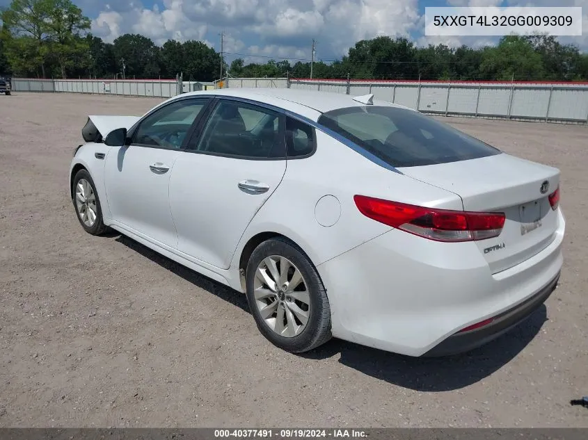 5XXGT4L32GG009309 2016 Kia Optima Lx