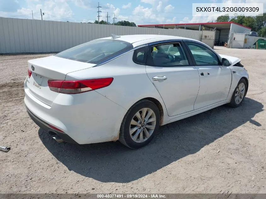 2016 Kia Optima Lx VIN: 5XXGT4L32GG009309 Lot: 40377491