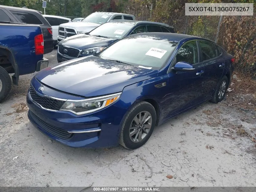 5XXGT4L13GG075267 2016 Kia Optima Lx Turbo