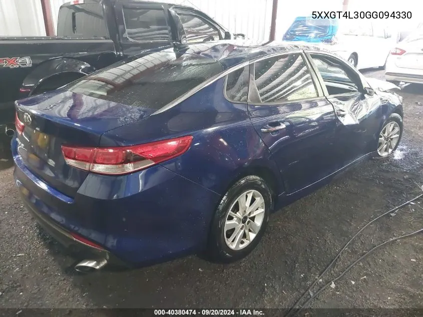 5XXGT4L30GG094330 2016 Kia Optima Lx