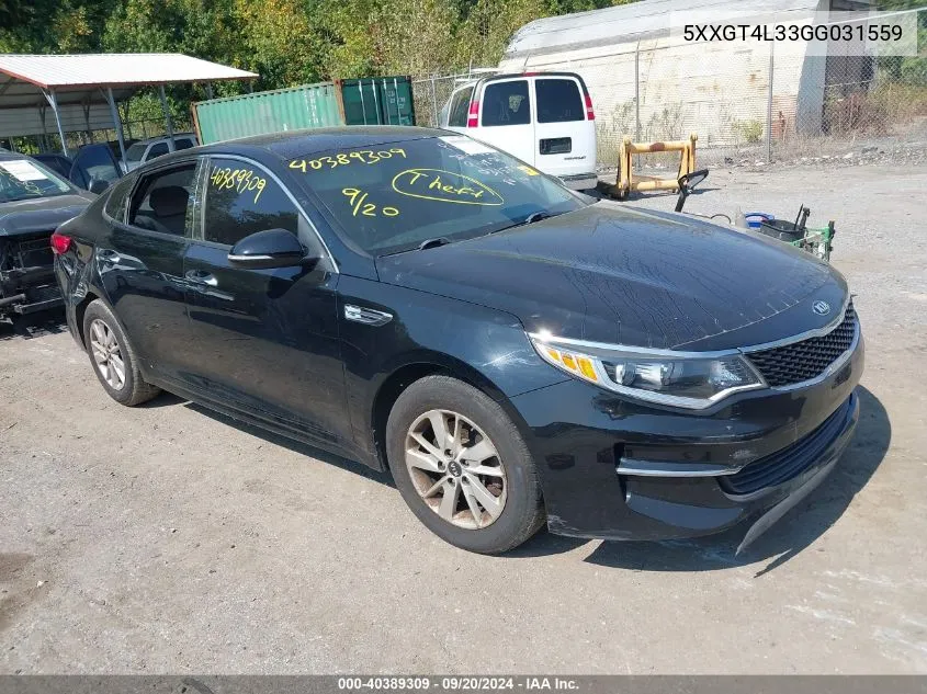 5XXGT4L33GG031559 2016 Kia Optima Lx