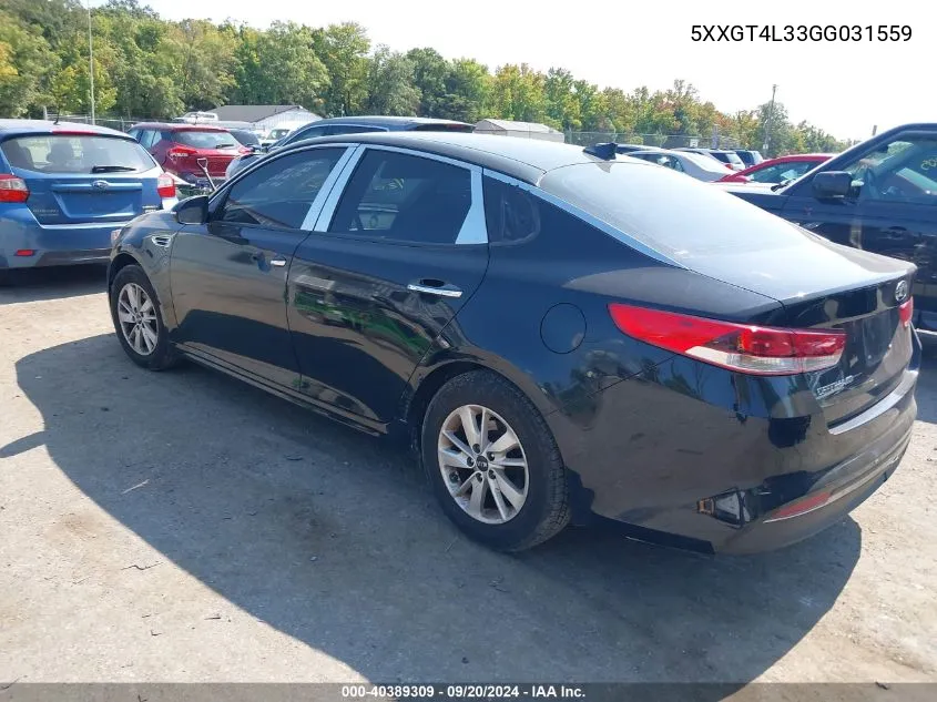 5XXGT4L33GG031559 2016 Kia Optima Lx