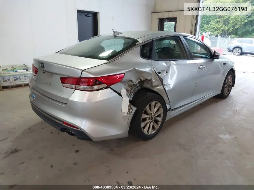 5XXGT4L32GG076198 2016 Kia Optima Lx