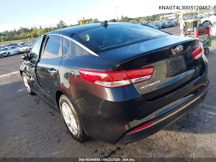 2016 Kia Optima Lx VIN: KNAGT4L30G5120457 Lot: 40394885