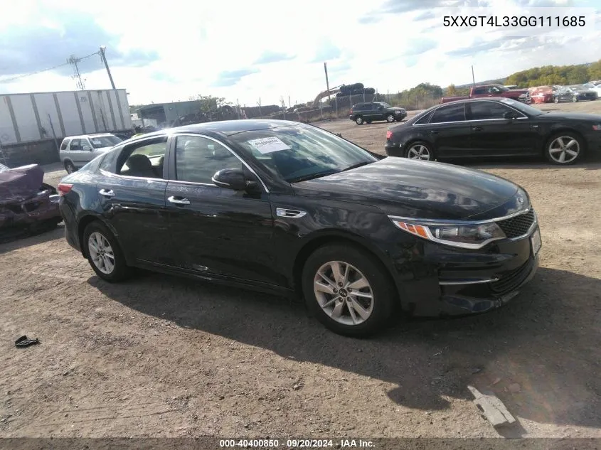 5XXGT4L33GG111685 2016 Kia Optima Lx