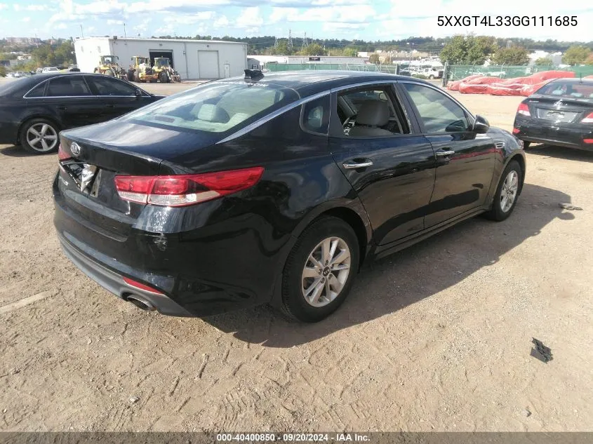 5XXGT4L33GG111685 2016 Kia Optima Lx