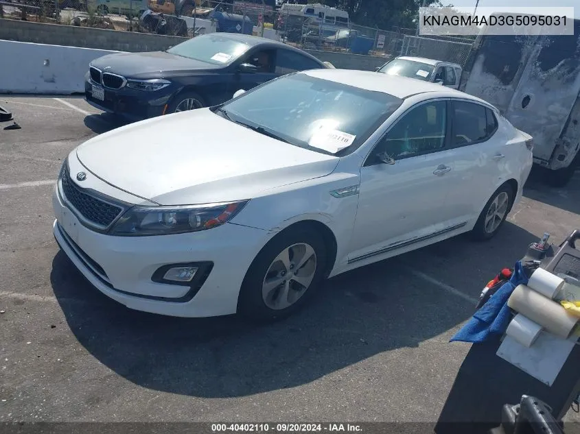 KNAGM4AD3G5095031 2016 Kia Optima Hybrid