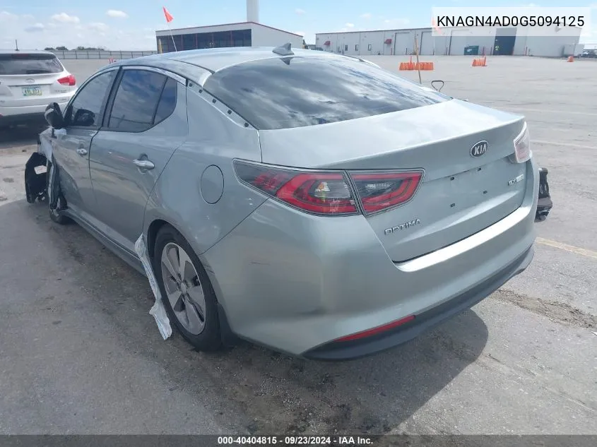 KNAGN4AD0G5094125 2016 Kia Optima Hybrid Ex