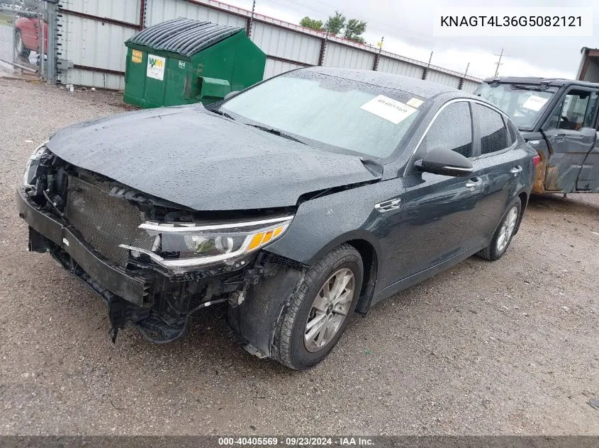 KNAGT4L36G5082121 2016 Kia Optima Lx