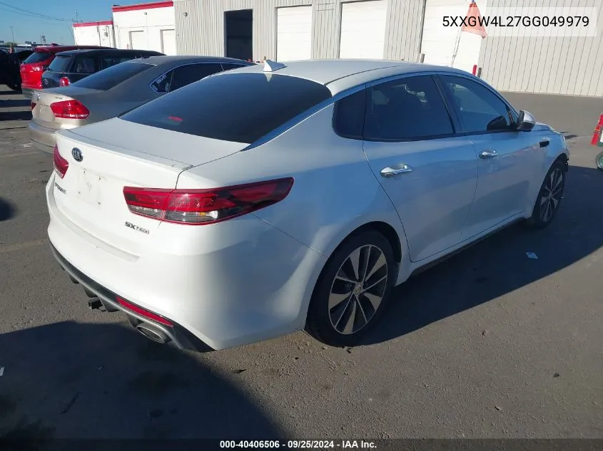 5XXGW4L27GG049979 2016 Kia Optima Sx Turbo