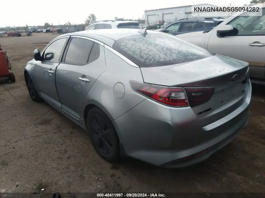 KNAGN4AD5G5094282 2016 Kia Optima Hybrid Ex