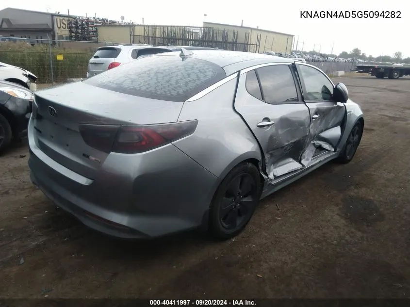 KNAGN4AD5G5094282 2016 Kia Optima Hybrid Ex