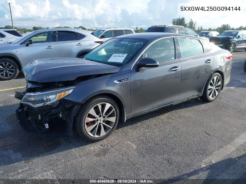 5XXGW4L25GG094144 2016 Kia Optima Sx