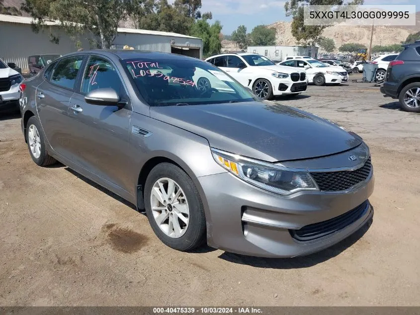 5XXGT4L30GG099995 2016 Kia Optima Lx