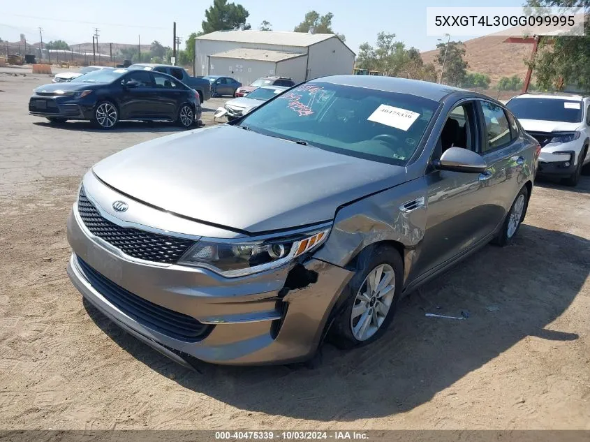 2016 Kia Optima Lx VIN: 5XXGT4L30GG099995 Lot: 40475339