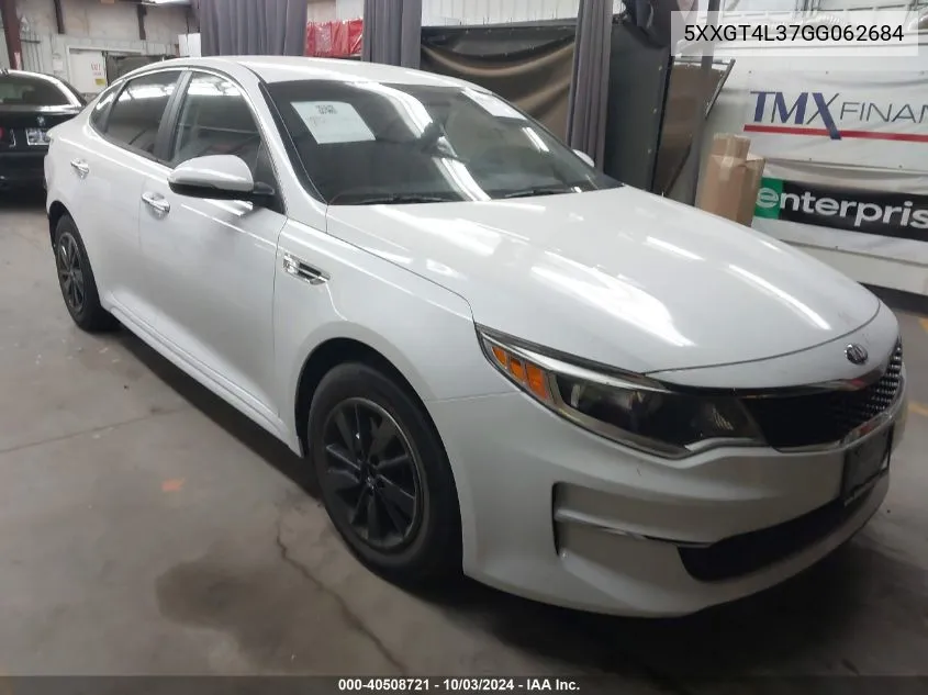 5XXGT4L37GG062684 2016 Kia Optima Lx