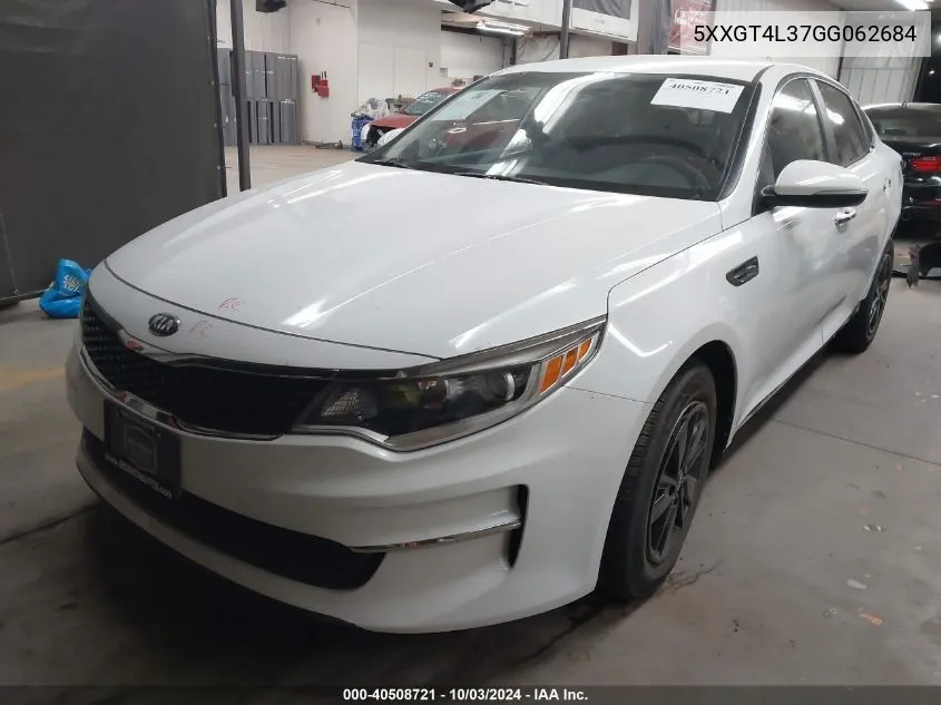 2016 Kia Optima Lx VIN: 5XXGT4L37GG062684 Lot: 40508721