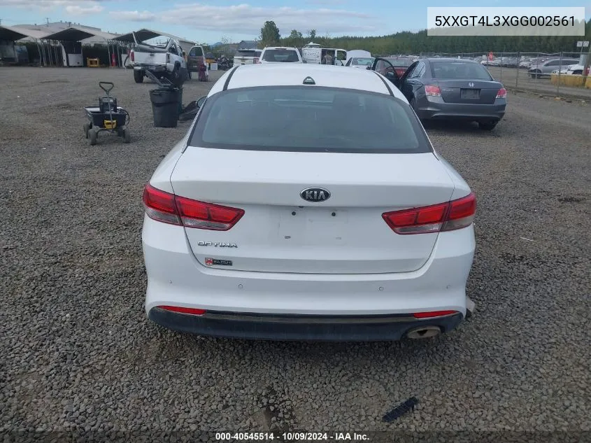 5XXGT4L3XGG002561 2016 Kia Optima Lx