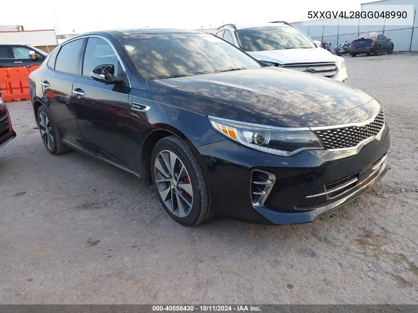 5XXGV4L28GG048990 2016 Kia Optima Sxl Turbo