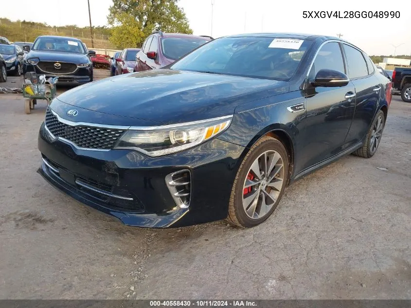 5XXGV4L28GG048990 2016 Kia Optima Sxl Turbo