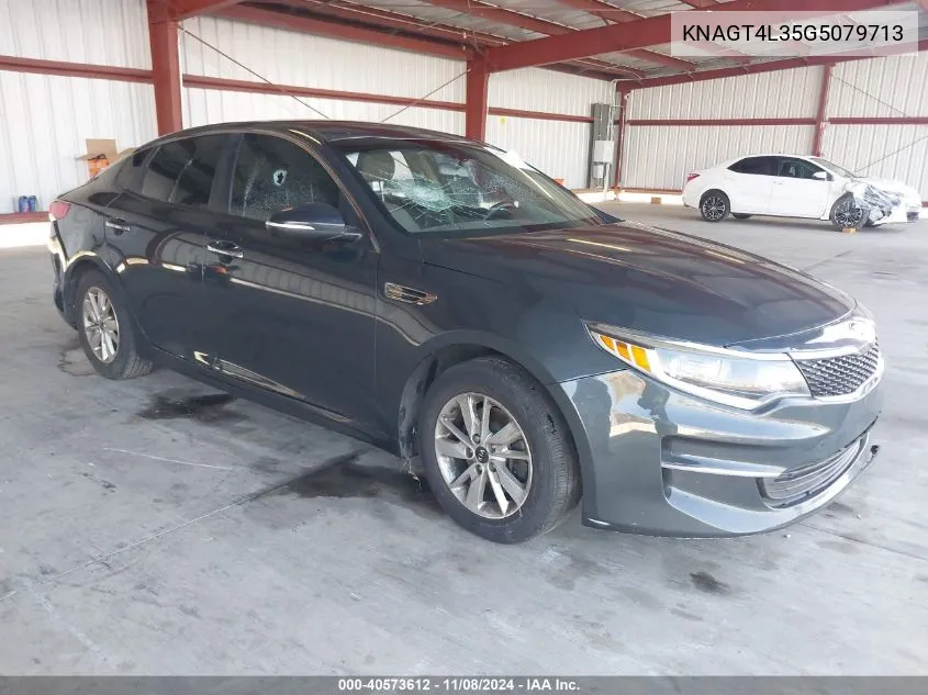 2016 Kia Optima Lx VIN: KNAGT4L35G5079713 Lot: 40573612