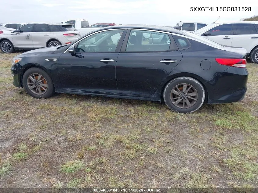 5XXGT4L15GG031528 2016 Kia Optima Lx Turbo