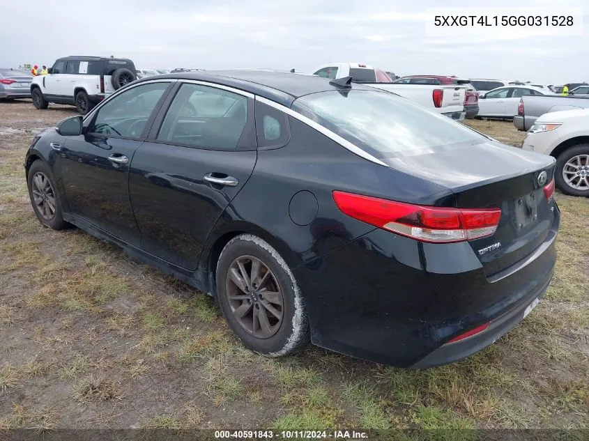 5XXGT4L15GG031528 2016 Kia Optima Lx Turbo