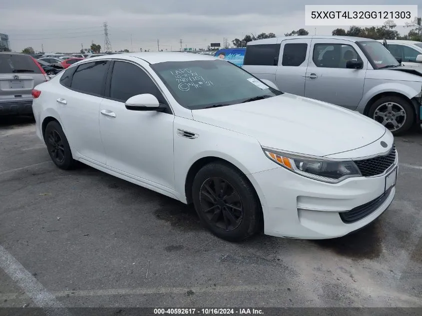 5XXGT4L32GG121303 2016 Kia Optima Lx