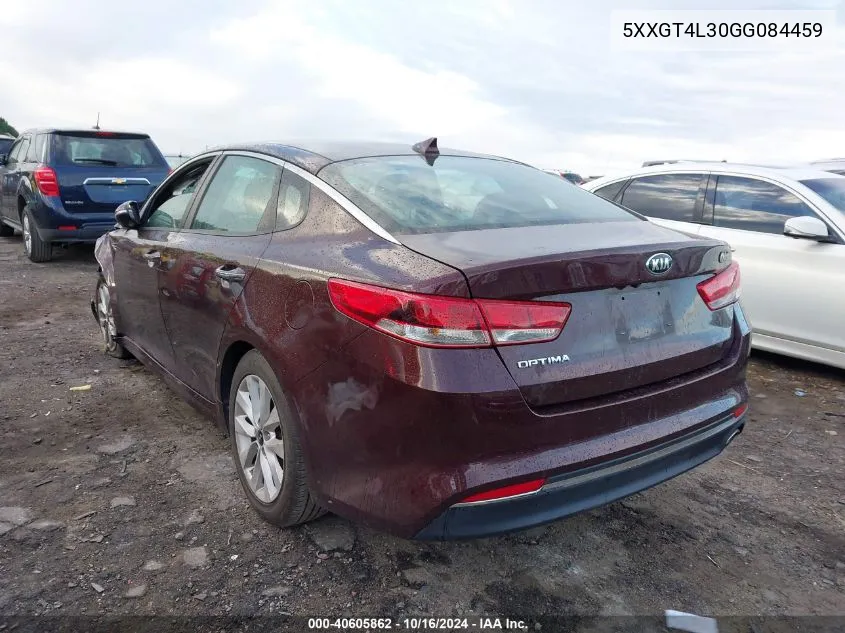 2016 Kia Optima Lx VIN: 5XXGT4L30GG084459 Lot: 40605862