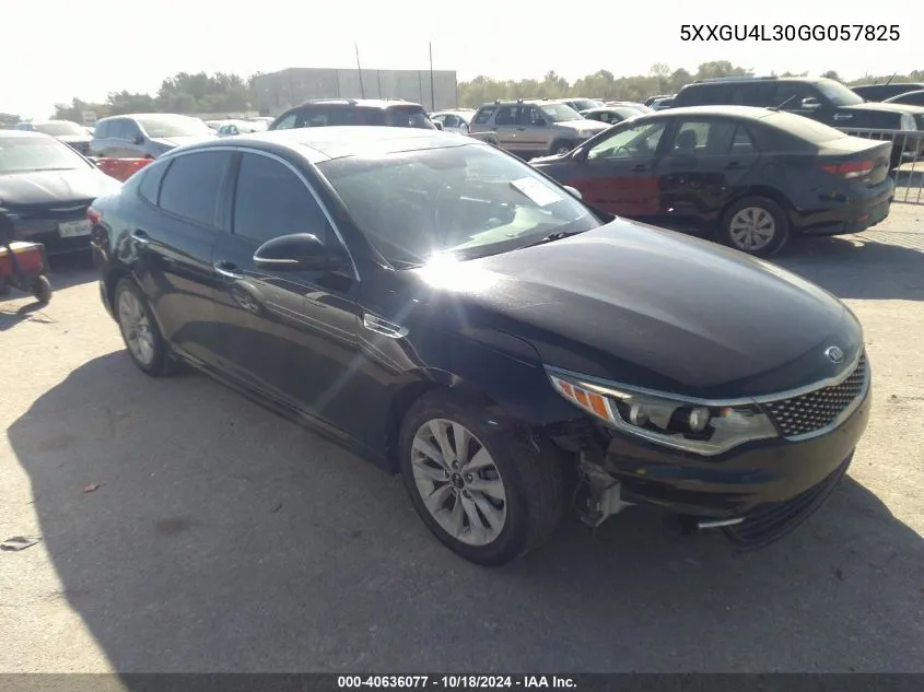 2016 Kia Optima Ex VIN: 5XXGU4L30GG057825 Lot: 40636077